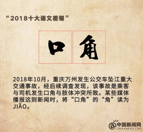 “2018十大語文差錯(cuò)”公布 這些易錯(cuò)字詞你讀對(duì)了嗎